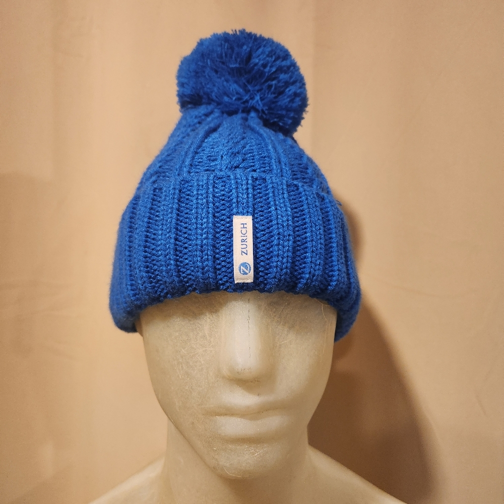 Zurich ribbed Pom Pom beanie hat